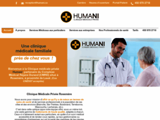 Détails : Humani, une clinique médicale d’exception à Rosemère 